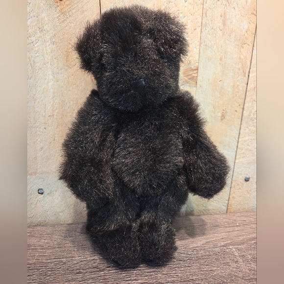 VINTAGE 1994 VERMONT TEDDY BEAR COMPANY TEDDY BEAR BLACK  FULLY JOINTED 12” - Picture 1 of 9
